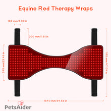 Load image into Gallery viewer, Equine Red Light Therapy Wraps 660nm 850nm
